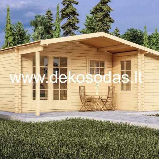 Sodo namelis Elnias  5,3 x 3 x 4,5 m 44 mm.  15 m2