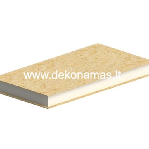 SIP skydai įvairių išmatavimų: 2500x1250 mm, 2800x1250 mm ir 3000x1250 mm, paruošti statyboms.
