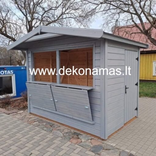 Medinis kioskas 3x2 m.