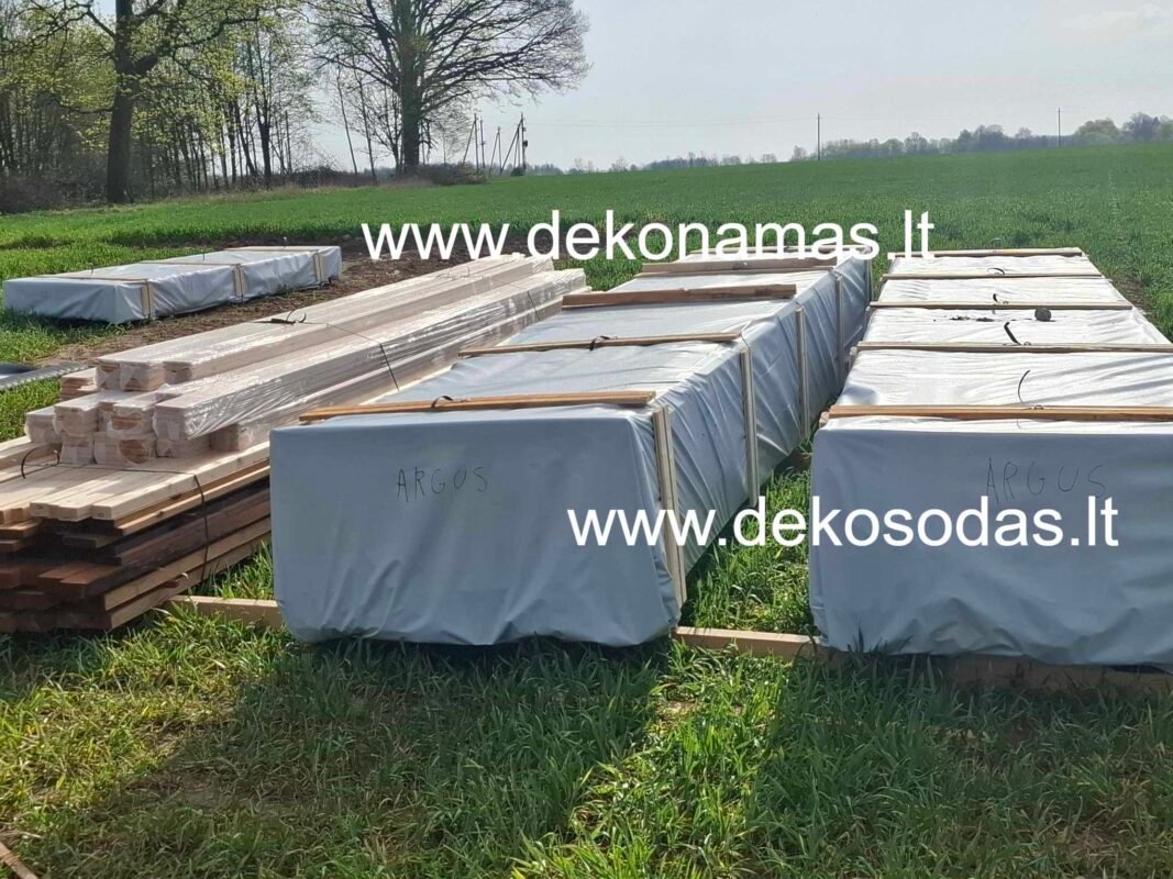 Kaip statomas sodo namelis „Lora“ – pirmas etapas