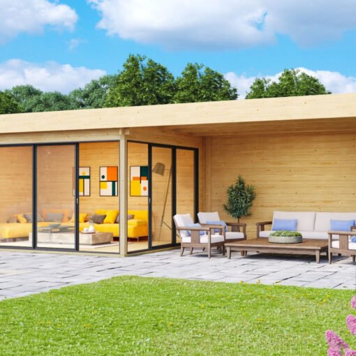 Miražas 358x931 – modernaus dizaino sodo namas su vitrininiais langais AB