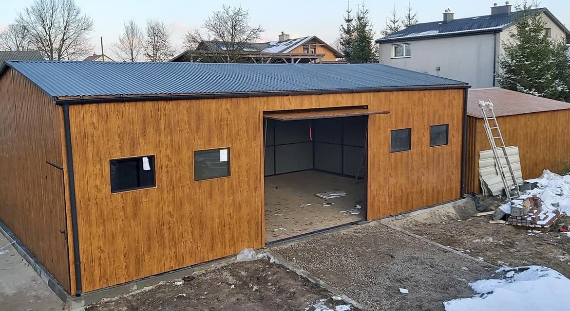 Skardinis sandėliukas ūkininkui su surinkimu ir pristatymu