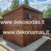 Sandėliukas sodui Practico – medinis, įvairių dydžių, su papildomomis opcijomis