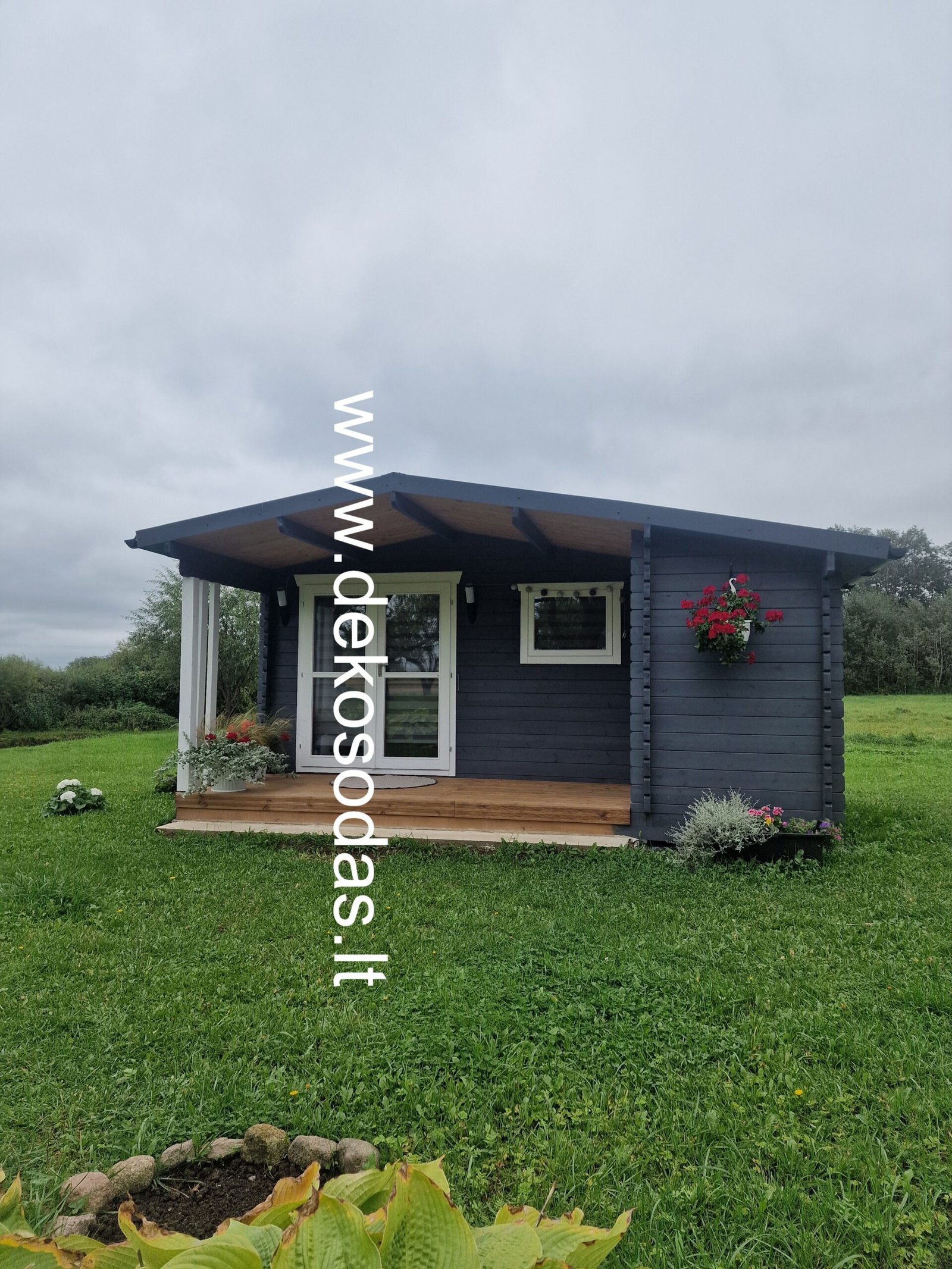 Medinis sodo namelis „Garnys“ 5,3x4,5 m. - Image 3