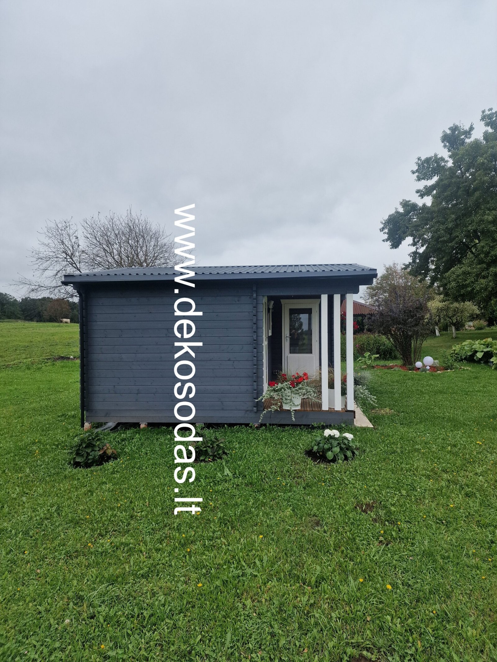 Medinis sodo namelis „Garnys“ 5,3x4,5 m. - Image 13