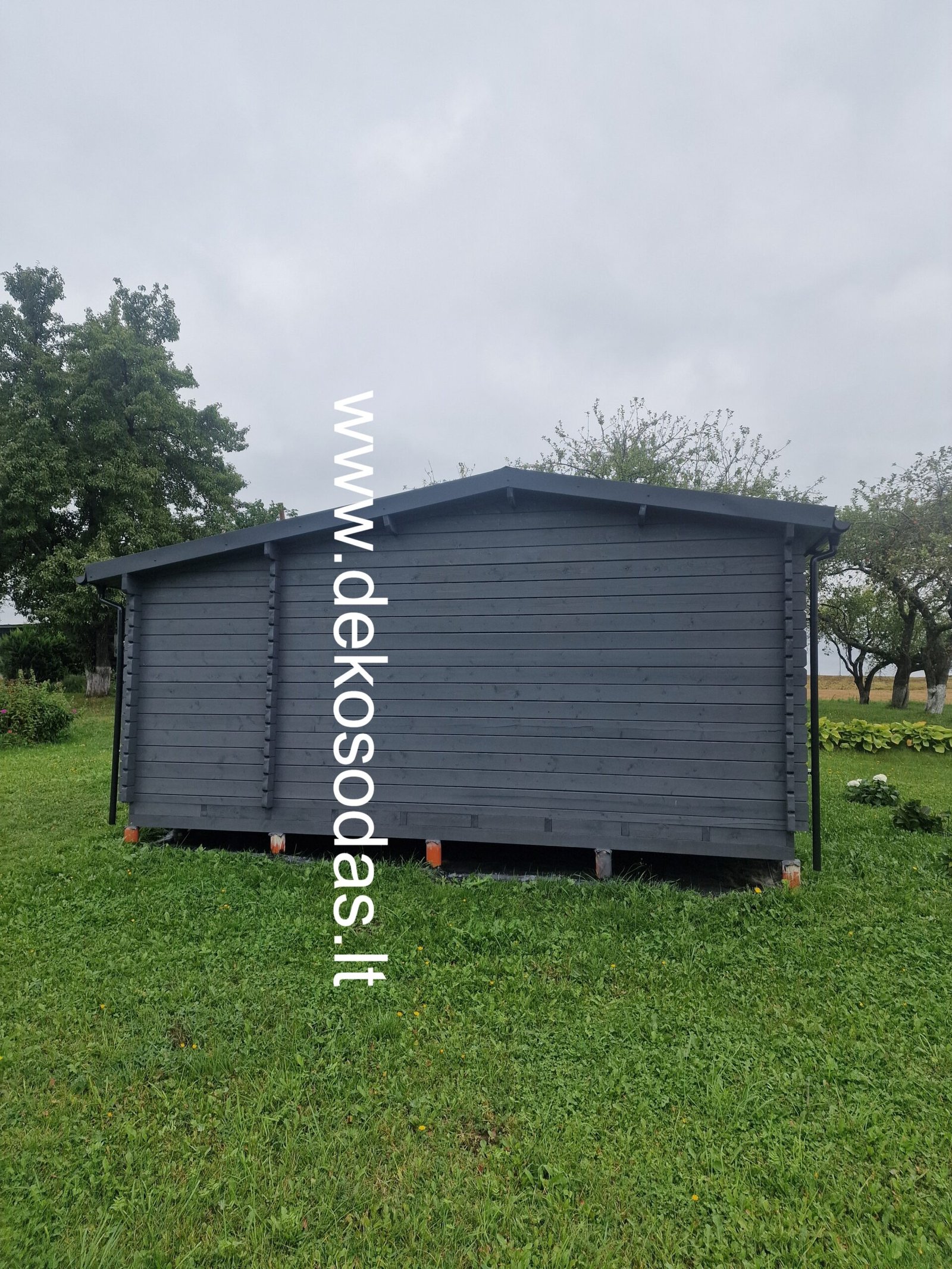 Medinis sodo namelis „Garnys“ 5,3x4,5 m. - Image 12