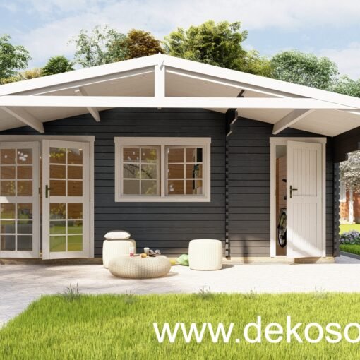 Medinis sodo namelis TERRADO 6×5 m, 40 mm