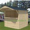 Prekybinis kioskas 200×203 cm, 16 mm medienos konstrukcija