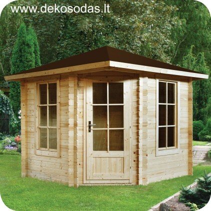 Kampinis sodo namelis 260×260 cm išorėje