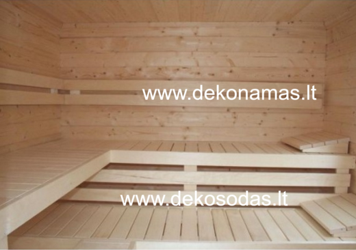 Pirtis „Edenberg“ – 580 × 240 cm, 45 mm sienojai su dviem patalpomis ir prieškambariu - Image 3