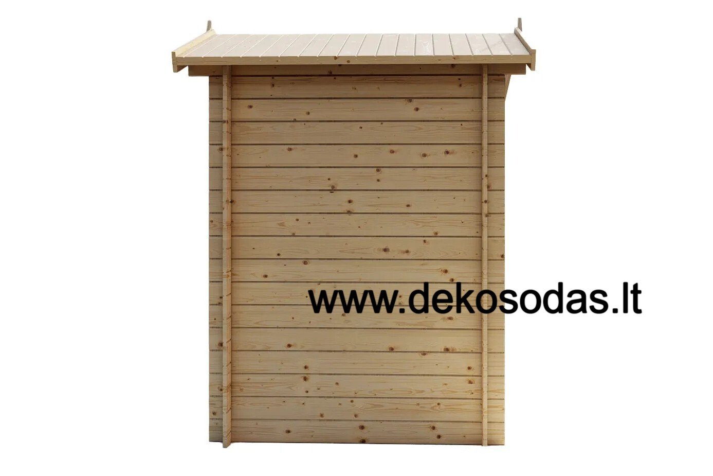 Medinis lauko tualetas „Standart“ 1220×1420 mm, 19 mm (dvišlaitis) - Image 2