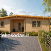 Medinis sodo namelis Ąžuolynas 10,5x6 m 44 mm