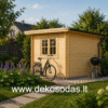 Medinis sodo namelis „Smilga“ 2,95 × 2,95 m | Dekosodas