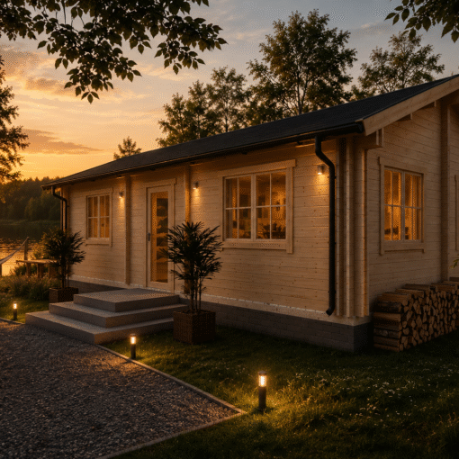 Medinis namas SVAJA 52,5 m² iš 44 mm sienojų